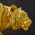 thumbnail image 2 of Adornos De Tigre Adornos de estatua de animales de tigre del zodiaco dorado 3D de resina para gabinete de TV de sala de estar, 2 of 8