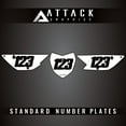 thumbnail image 2 of Attack Graphics Number Plate Backgrounds for Kawasaki KLX110 2015, 2 of 2
