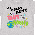 thumbnail image 4 of Inktastic My Great Aunt is Out of This World Boys or Girls Toddler T-Shirt, 4 of 5