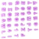 thumbnail image 2 of Molde para pasteles DIY, 40 piezas de letras y números, molde para chocolate, molde para pasteles, funcionalidad inteligente Jadeshay A, 2 of 7