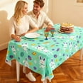 thumbnail image 3 of Horaldaily 2025 Spring Easter Festival Tablecloth 72×54 Inch Rectangular, Bunny & Egg Multiple Styles Washable Table Cover - Festival Essential for Easter Celebration, Outdoor Picnic & Dinner Decor, 3 of 4