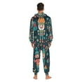 thumbnail image 6 of Cartoon Villain Adult Onesie Pajamas Slim Fit Christmas One Piece Suit Pjs for Women and Men Hooded Zipper, 6 of 7