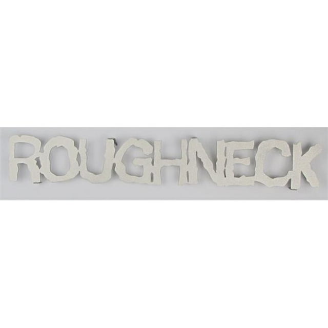Metrotex Designs 27680 Lazer Cut Steel Roughneck Wall Art-Nickel Metallic Fleck