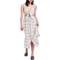 thumbnail image 1 of Vestido midi Caldasi de Free People para mujer, blanco, mediano Free People Mediodía, 1 of 1