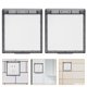 thumbnail image 1 of HEANUJJ 2Ud Cubierta Para Panel De Interruptores Gris Con Adhesivo Y Protección Salpicaduras Para Hogar, 1 of 7