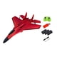 thumbnail image 5 of Avión de combate a control remoto de 2 canales, modelo de planeador a control remoto para niños y adultos de 8 a 12 años. rojo con 3 batería, 5 of 9