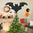 thumbnail image 4 of Halloween Bat Miniature Tree Topper Spooky Ornaments, Halloween Tree Topper, Halloween Bat Tree Topper, Mini Ornaments Bat Yoppers for Party BLACK/3D[Cotton Fill], 4 of 9