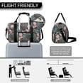 thumbnail image 3 of Floral Womens Gym Tote Duffle Bag with Wet Pocket & Shoe Compartment, Forest Travel Duffel Bag Overnight Weekender Hospital Tote Girls Workout Carry on Bag with Luggage Sleeve, 3 of 6