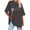 Gray, variant on WREESH Casual Graphic Crew Neck T-Shirts Women's Loose Short Sleeve Oversized Tops Orange