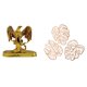 thumbnail image 1 of Escultura de figura de palma, estatua moderna, adorno creativo de madera, decoración de tropical para escritorio, oficina, comedor, armario, ca, 1 of 7