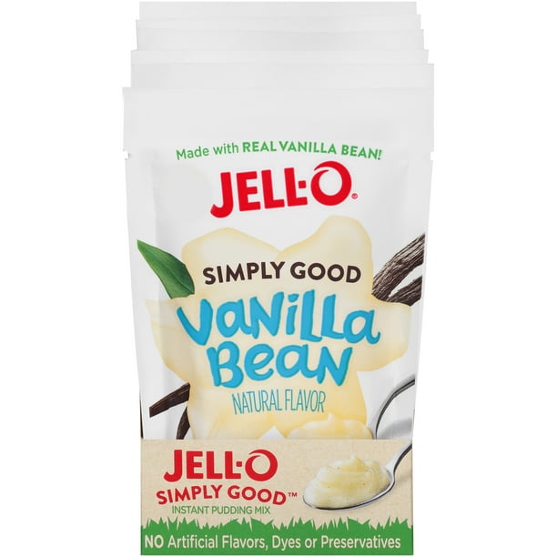 JellO Simply Good Vanilla Pudding 3.9 oz Pouch