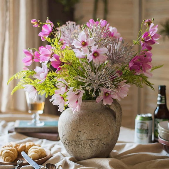 Artificial Flower Bouquet Pink Daisy Flower Bouquet 20" Tall