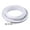 White, variant on Monoprice Coaxial Cable - 1.5 Feet - Black | 18AWG, 75Ohm, RG6 Quad Shield CL2 with F Type Connector