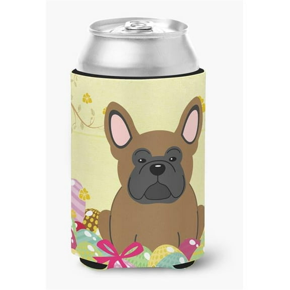 Easter Eggs French Bulldog Brown Can or Bottle Hugger