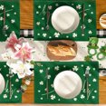 thumbnail image 3 of Table Placemats Set of 4, 12x18 Inch Seasonal Anniversary Holiday Table Mats for Party Kitchen Dining Decoration, 3 of 7