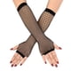 thumbnail image 3 of 1 par de guantes de red sin dedos, elásticos y cómodos, para mujer, para celebraciones de fiestas, color negro, 3 of 10