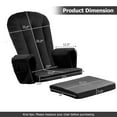 thumbnail image 5 of Lovote 5pcs Glider Rocker Replacement Cushion Velvet Rocking Chair Cushions Set w/ Ties, 5 of 7