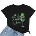 thumbnail image 2 of POTETI Cropped St Patricks Day Shirt Women,Ladies Short Sleeve Crew Neck St. Patrick's Day Print T-shirt Tops, 2 of 4