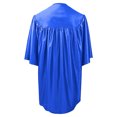 thumbnail image 3 of Toptie Unisex Shiny Preschool and Kindergarten Graduation Gown Cap Tassel Set 2024 Costume Robes for Baby Kids-Royal Blue-M, 3 of 4