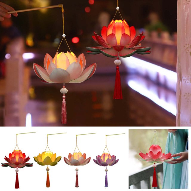 Fiudx Linterna de Estilo Antiguo, Diseño Floral Brillante, Actividad Familiar Interactiva, Material Eva para Mayor Durabilidad, Decoración Navideña para Festivales, Elegantes Recuerdos, Paquete de Ma