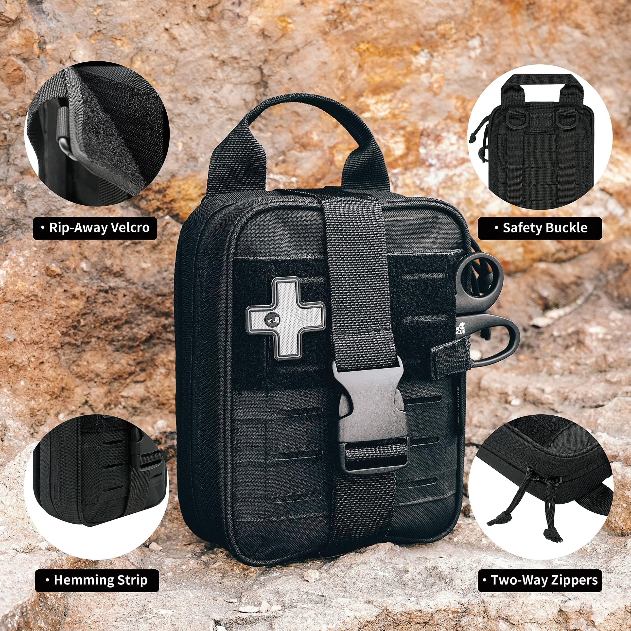 First Aid Kit  Hsa/fsa Eligible Emergency Molle Pouch Ifak For Car Camping Backpacking Hiking