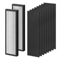 thumbnail image 1 of Tnarru Replacement Purifier HEPA Purifier with Activated Carbon Pre Purifier Stable Performance Easy to Install Air Purifier Cleaner 2pcs Black, 1 of 8