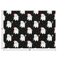 thumbnail image 2 of Professional Halloween Background 8x6ft - Retro Spooky Night with Ghost and Cobweb, 2 of 2