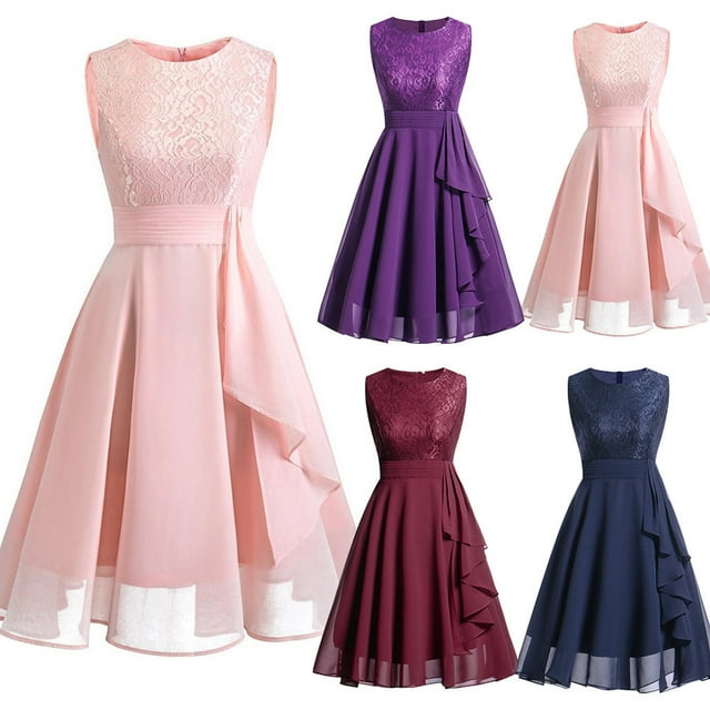 Gspmoly Robes pour Femmes Grande Taille, Robe d'Été Épaules Dénudées Col en V Vintage Unie Robe de Soirée Robes de Travail pour Femmes Offres