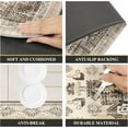 thumbnail image 5 of Anti Fatigue Floor Mats - Cushioned Memory Foam 2 Piece Kitchen Rug Set, Non Slip Laundry & Sink Area Runner, Waterproof Comfort Standing Mat, 5 of 5