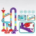 thumbnail image 4 of Kids Marble Run Set Creative Plastic Funny Building Block Toy Educational Toy, 4 of 10
