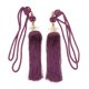 thumbnail image 2 of 2 piezas de borlas de cortina Tiebacks cuerda de flecos de bola colgante para ventana de dormitorio Púrpura Sunnimix Cortina Tieback Borlas Borla, 2 of 7