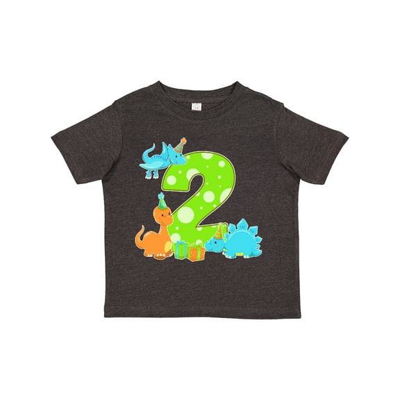 Inktastic Dinosaur Party-second Birthday Boys or Girls Toddler T-Shirt