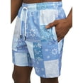 thumbnail image 4 of Dogg Supply by Snoop Dogg Men's Paisley Patches Swim Trunks, 7" Inseam, Sizes S-3XL, 4 of 7