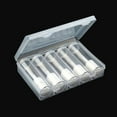 thumbnail image 2 of 6 Pcs Tube de Rangement pour Pièces pour Collectionneurs de Pièces en Bleu Transparent 1.18x0.79x0.16 Po, 2 of 9