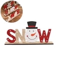 thumbnail image 1 of Wosthever Navidad Papá Noel muñeco de nieve copos de nieve decoración de letras adorno de letras signo decoración de fiesta de Navidad Kits de decoración para fiestas No. 4 Wosthever HA040313-04, 1 of 5
