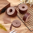 thumbnail image 5 of Brown Leather Strap Strip 0.5 Inch Wide 79 Inch Long Lychee Pattern Leather Belt Strips Wrap Single Sided Flat Cord Crafts Clothing Jewelry, 5 of 7