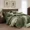 Olive Green, variant on Catami Cationic Dyeing 7-piece Bed in a Bag Comforter Set with Sheets,Olive Green,King