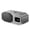 Silvery, variant on Wireless Speaker with Alarm Clock, TWS Party Pairing, Hi-Fi Audio, Bluetooth/TF/USB/Aux, Mirror Display, Metal Diaphragm - Dorm & Bedside Essential