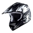 thumbnail image 1 of Casco WOW para niños de motocross BMX MX ATV Star, negro mate, 1 of 6