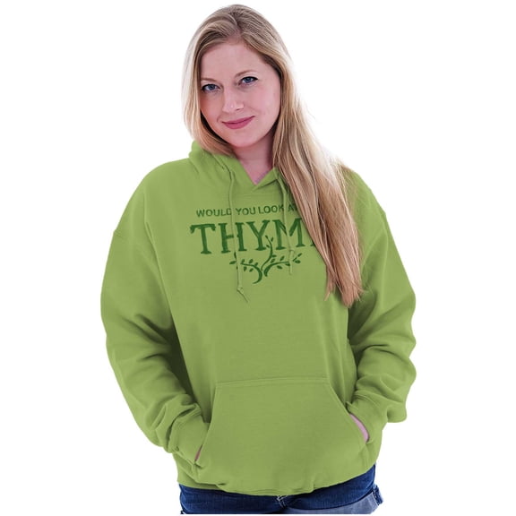 Look At Thyme Green Thumb Gardening Hoodie Sweatshirt Women Brisco Brands S