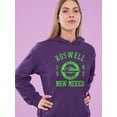 thumbnail image 2 of Watcha Ufo Roswell New Mexico Hoodie Women's -SelectDesign, 2 of 4