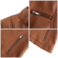 thumbnail image 4 of Women's Faux Leather Motocross Racer Jacket, 4 of 5