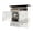 White-with Drawer, variant on BouPower 23.6 Inch Farmhouse Wall Mount Bathroom Storage Cabinet with Barn Doors & Drawer, Adjustable Shelf Over Toilet Organizer for Bathroom Kitchen Hallway