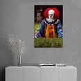 thumbnail image 5 of Pennywise Clown Picture Print Canvas Poster Wall Paint Art Posters Decor Modern Home Artworks Gift 12x18inch(30x45cm), 5 of 6