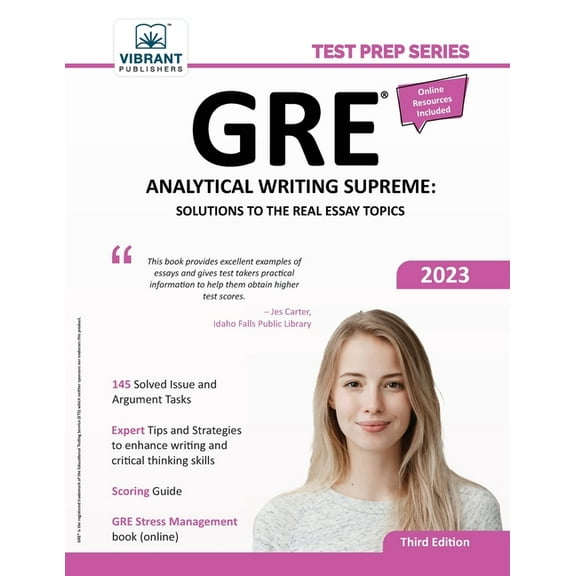 Test Prep GRE Analytical Writing Supreme: Solutions to the Real Essay Topics, (Paperback)