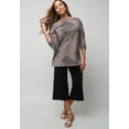 thumbnail image 5 of Jessica London Women's Plus Size Boatneck Tunic Top 3/4 Sleeve Shirt  Loose Fit, 5 of 6