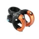 thumbnail image 1 of Tija de bicicleta de montaña Unique Bargains, tija corta de manillar de 31.8 mm, tija de 40 mm, elevación de 0 grados, tija corta negra y naranja, 1 of 6