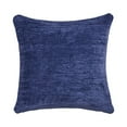 thumbnail image 5 of LR Home Yakar Chenille Poly Filled Pillow in Blue, 20" x 20", 5 of 9