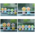 thumbnail image 2 of Head Shaking Dancing Flower Car Dashboard Decoration Flower Auto Interior Decor Y1R7, 2 of 8