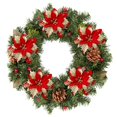 thumbnail image 3 of LEEYNEER 20 piezas de flores artificiales, flores falsas a granel, flores navideñas, plantas artificiales para decoración de exteriores, interiores, hogar, boda, 3 of 5